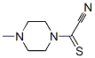 Piperazine, 1-(cyanothioxomethyl)-4-methyl- (9CI) Structural