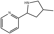 Pyridine, 2-(4-methyl-2-pyrrolidinyl)- (9CI) Structural