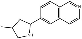 Isoquinoline, 6-(4-methyl-2-pyrrolidinyl)- (9CI) Structural