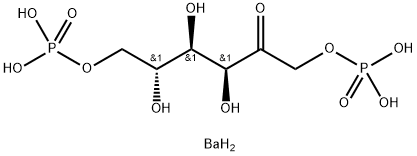 FRUCTOSE-1,6-DIPHOSPHATE BARIUM SALT Structural