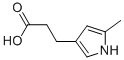 5-Methyl-pyrrole-3-propionic acid Structural