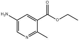 5-AMINO-2-METHYL-NICOTINIC ACID ETHYL ESTER Structural