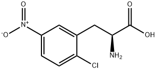 DL-2-Chloro-5-nitrophenylalanine Structural