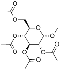 METHYL-2,3,4,6-TETRA-O-ACETYL-ALPHA-D-GLUCOPYRANOSIDE Structural