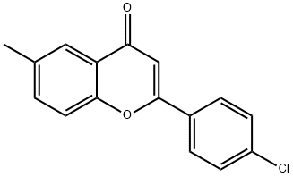 4'-CHLORO-6-METHYLFLAVONE Structural