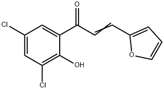 1-(3,5-DICHLORO-2-HYDROXYPHENYL)-3-(2-FURYL)PROP-2-EN-1-ONE Structural