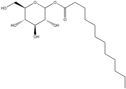 1-OXODODECYL-D-GLUCOPYRANOSIDE Structural