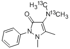 4-(DIMETHYL-13C 2-AMINO)ANTIPYRINE