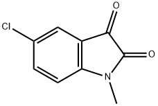 5-chloro-1-methyl-1H-indole-2,3-dione Structural