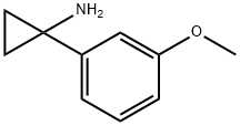 1-(3-METHOXYPHENYL)CYCLOPROPANAMINE Structural