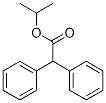 Benzeneacetic acid, a-phenyl-, 1-Methylethyl ester Structural