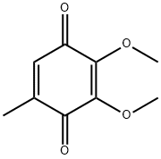 2,3-Dimethoxy-5-methyl-p-benzoquinone Structural