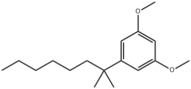 1-(1 1-DIMETHYLHEPTYL)-3 5-DIMETHOXYBEN& Structural