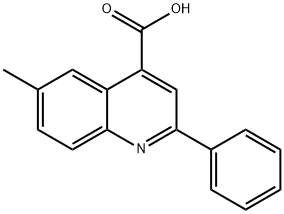 6-METHYL-2-PHENYL-QUINOLINE-4-CARBOXYLIC ACID Structural