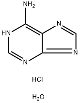 Adenine hydrochloride hemihydrate Structural