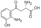 2-amino-4-(2-amino-3-hydroxy-phenyl)-4-oxo-butanoic acid Structural