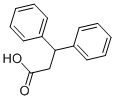 3,3-Diphenylpropionic acid Structural