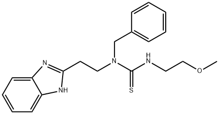 Thiourea, N-[2-(1H-benzimidazol-2-yl)ethyl]-N-(2-methoxyethyl)-N-(phenylmethyl)- (9CI) Structural