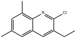 Quinoline, 2-chloro-3-ethyl-6,8-dimethyl- (9CI) Structural