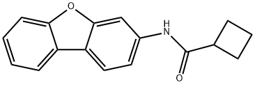Cyclobutanecarboxamide, N-dibenzofuran-3-yl- (9CI) Structural