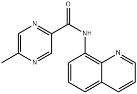 Pyrazinecarboxamide, 5-methyl-N-8-quinolinyl- (9CI) Structural