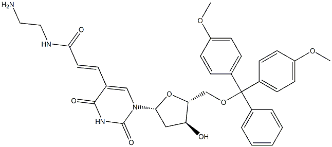 5-[N-(2-AMINOETHYL)-3-(E)-ACRYLAMIDO]-5'-O-(DIMETHOXYTRITYL)-2'-DEOXYURIDINE