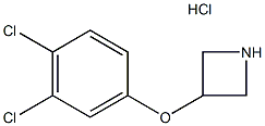 3-(3,4-DICHLOROPHENOXY)AZETIDINE HYDROCHLORIDE Structural