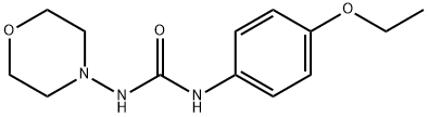 Urea, N-(4-ethoxyphenyl)-N-4-morpholinyl- (9CI) Structural
