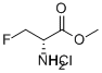 3-FLUORO-D-ALANINE METHYL ESTER, HYDROCHLORIDE Structural