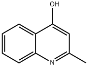 4-Hydroxy-2-methylquinoline Structural