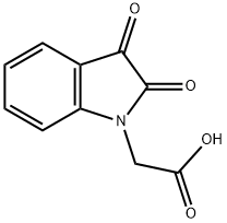 (2,3-DIOXO-2,3-DIHYDRO-INDOL-1-YL)-ACETIC ACID Structural