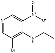 3-bromo-N-ethyl-5-nitropyridin-4-amine Structural