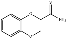 2-(2-METHOXYPHENOXY)ETHANETHIOAMIDE Structural