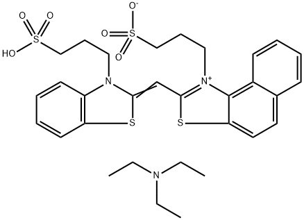 1-(3-SULFOPROPYL)-2-[[3-(3-SULFOPROPYL)-2(3H)-BENZOTHIAZOLYLIDENE]METHYL] NAPHTHO[1,2-D]THIAZOLIUM HYDROXIDE, INNER SALT, TRIETHYLAMMONIUM SALT