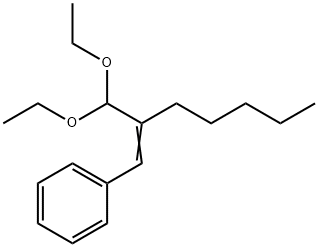 A-AMYL CINNAMIC ALDEHYDE DIETHYL ACETAL Structural