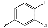 3-CHLORO-4-FLUOROTHIOPHENOL Structural