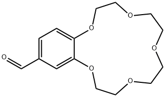 4'-FORMYLBENZO-15-CROWN 5-ETHER Structural