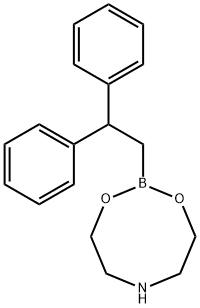 2,2-DIPHENYL-1-ETHYLBORONIC ACID DIETHANOLAMINE ESTER Structural