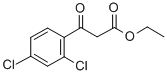 3-(2,4-DICHLORO-PHENYL)-3-OXO-PROPIONIC ACID ETHYL ESTER Structural