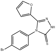 4-(4-BROMO-PHENYL)-5-FURAN-2-YL-4H-[1,2,4]TRIAZOLE-3-THIOL