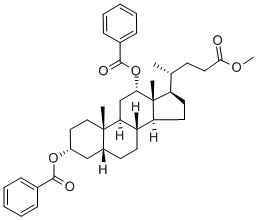 DEOXYCHOLIC ACID DIBENZOATE*METHYL ESTER Structural