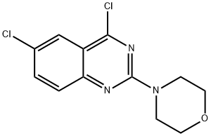 QUINAZOLINE, 4,6-DICHLORO-2-(4-MORPHOLINYL)- Structural