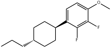 TRANS-2,3-DIFLUORO-1-METHOXY-4-(4-PROPYL-CYCLOHEXYL)-BENZENE Structural