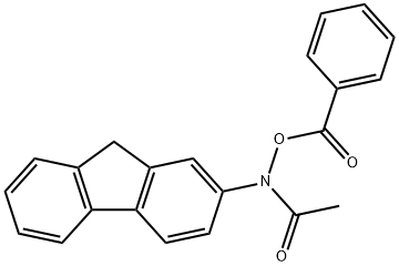 N-BENZOYLOXY-2-ACETYLAMINOFLUORENE Structural