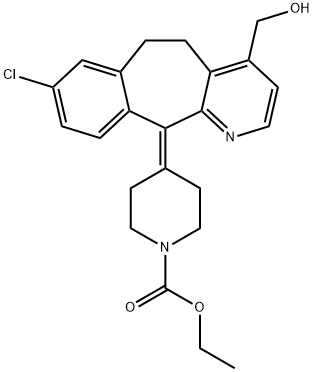 4-Hydroxymethyl Loratadine Structural Picture