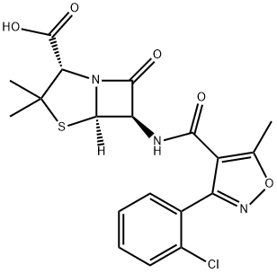 Cloxacillin Structural