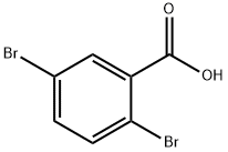 2,5-Dibromobenzoic acid Structural