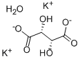 Potassium tartrate hemihydrate Structural