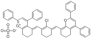 8-[2-CHLORO-3-(2,4-DIPHENYL-6,7-DIHYDRO-5H-CHROMEN-8-YLMETHYLENE)-CYCLOHEX-1-ENYLMETHYLENE]-2,4-DIPHENYL-5,6,7,8-TETRAHYDRO-CHROMENYLIUM PERCHLORATE