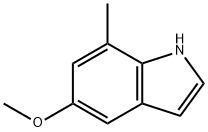 5-Methoxy-7-methyl-1H-indole Structural